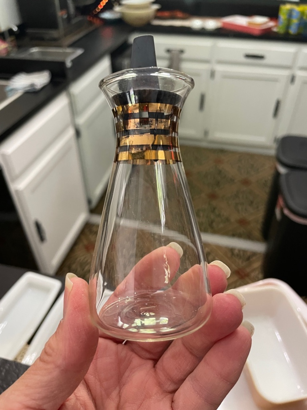 Pyrex Set of two Oil & Vinegar Cruet - Picture 2 of 8